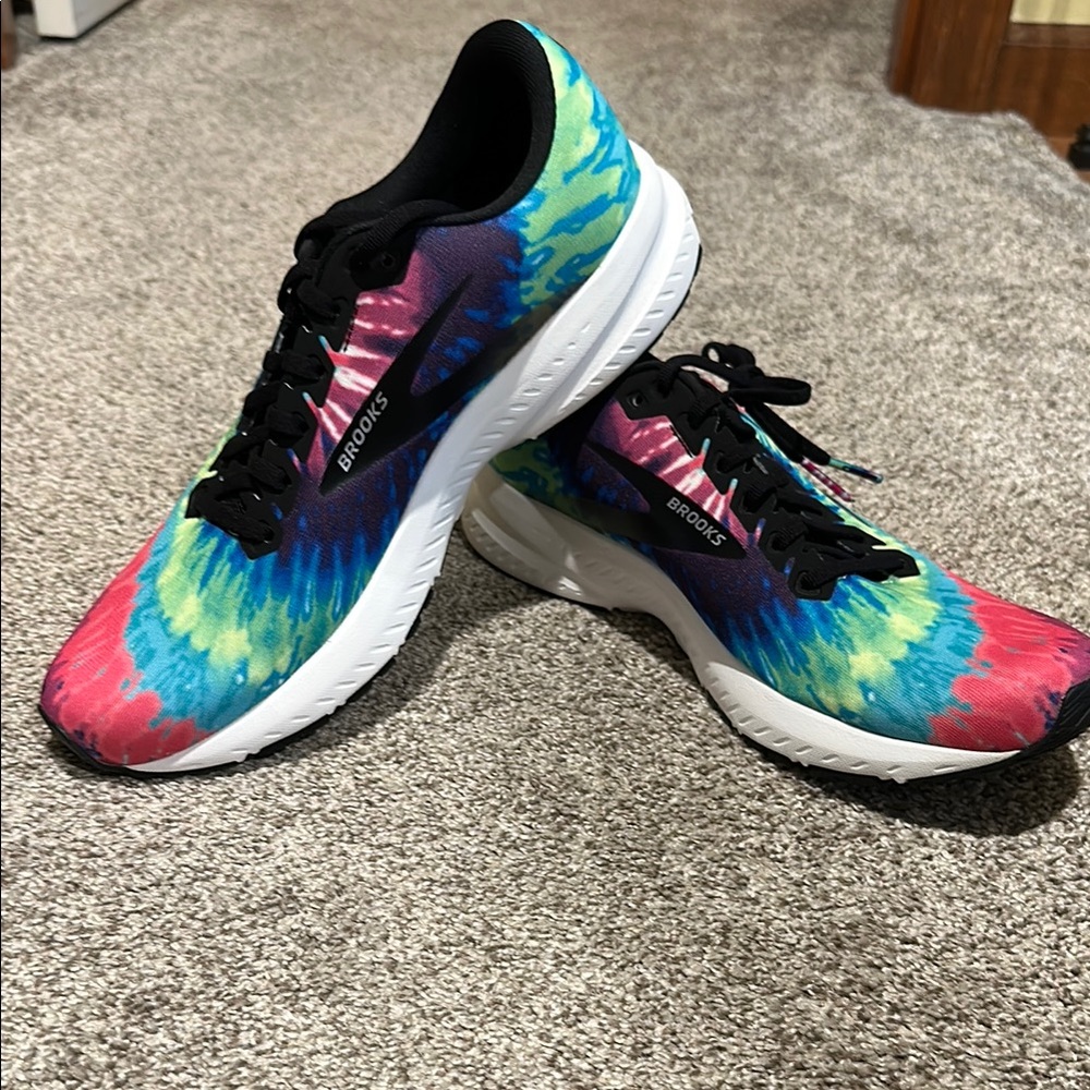Colorful Tie-Dye Brooks Sneakers